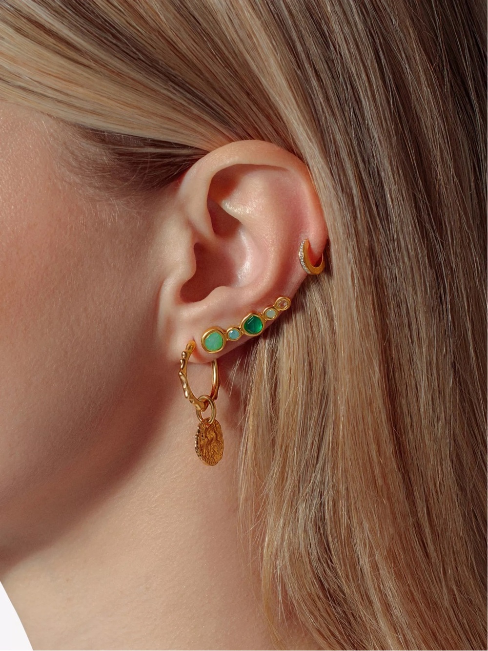 Monica Vinader MV Siren Ear Climbers